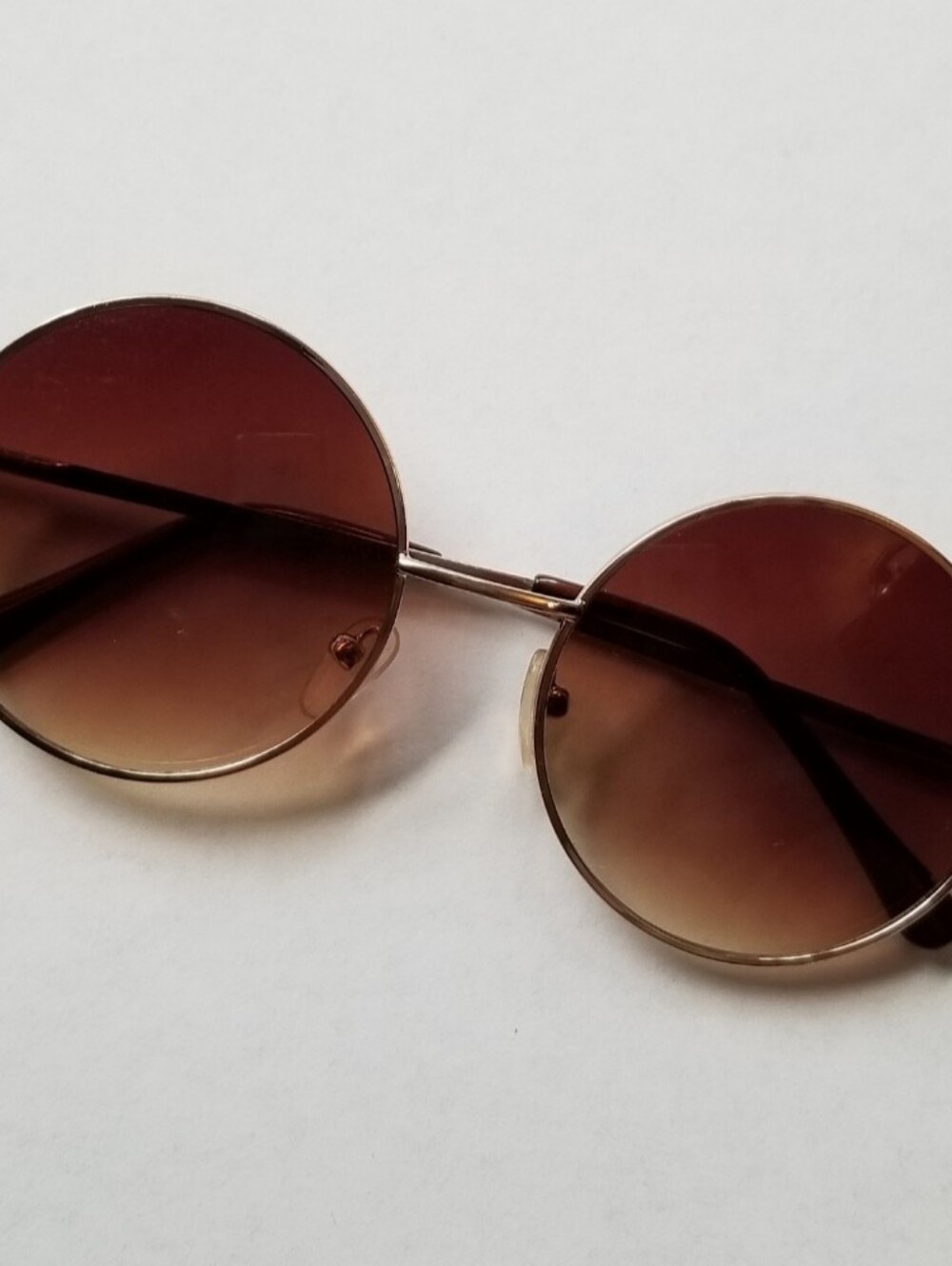 ❗Call It Spring Gold and Tan Full Circle Sunglasses❗